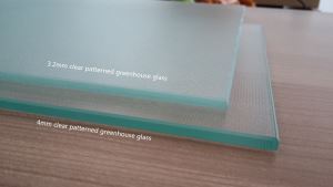 Läbipaistev klaas mustriline kasvuhoonegaaside