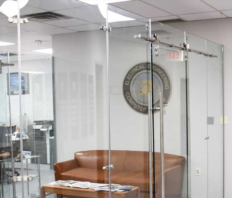 sliding glass doors for office