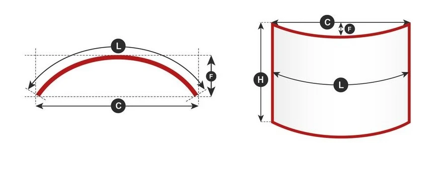 curved glass