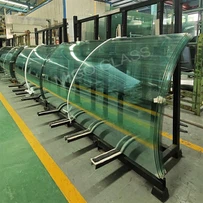 Kaarjas karastatud lamineeritud klaas