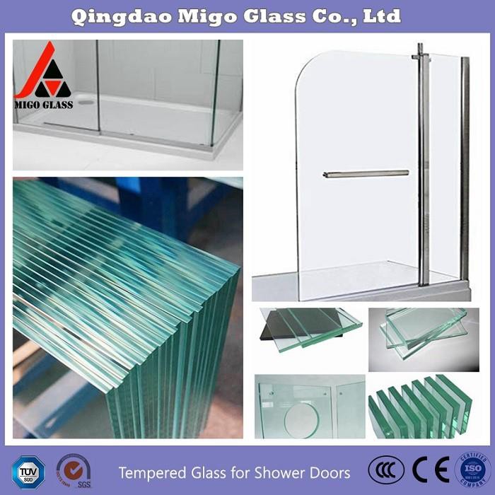Tempered Shower Glass Panels